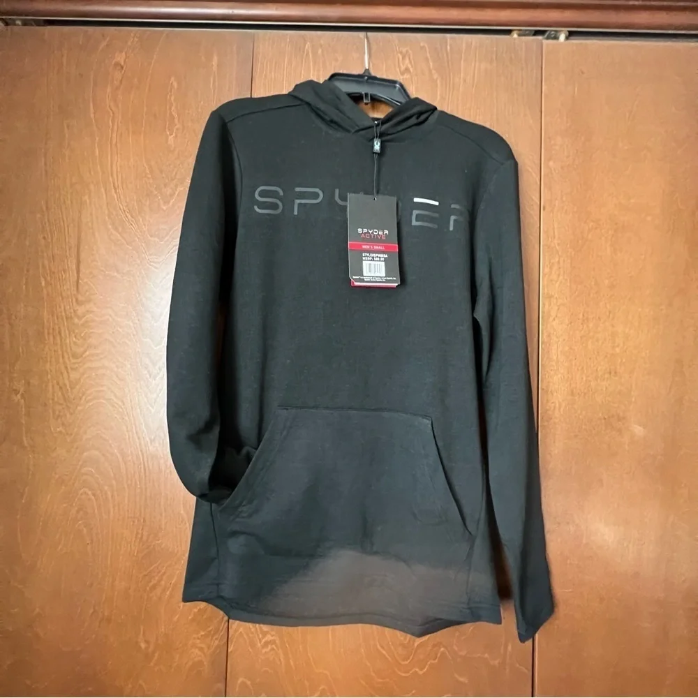 Spyder Set Zip Front Lined Fleece and Lightweight Pullover Hoody. NWT Sz Small